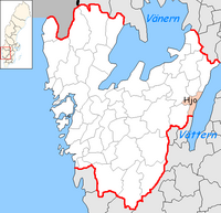 Hjo in Västra Götaland county